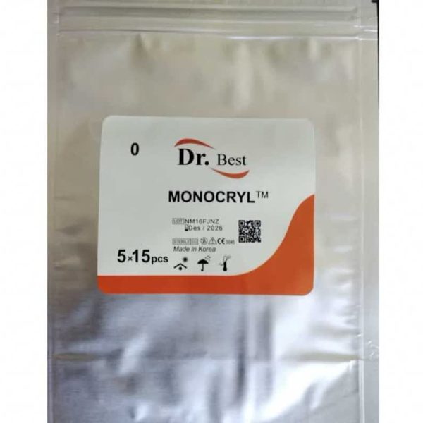 نخ امبدینگ مونوکریل دکتر بست Dr. MONOCRYL سایز 0-0